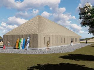 Nieuwbouw surfschool RCN de Schotsman 2.0